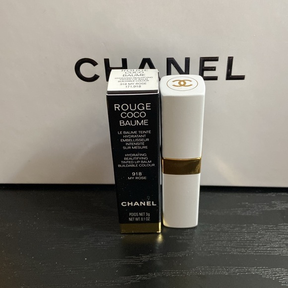 NIB Chanel Rouge Coco Baume in 918 My Rose - Picture 1 of 5